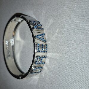 Elegant Silver and Blue Women's DREAM Bracelet